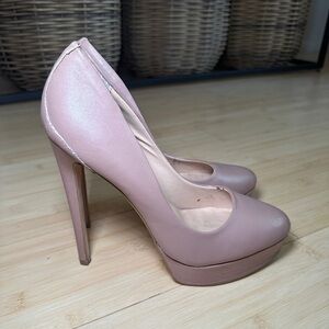 Steve Madden Tan Platform Heels